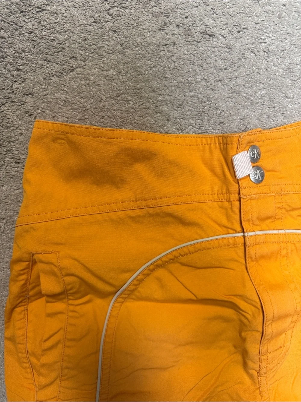 Bright Orange Active Shorts